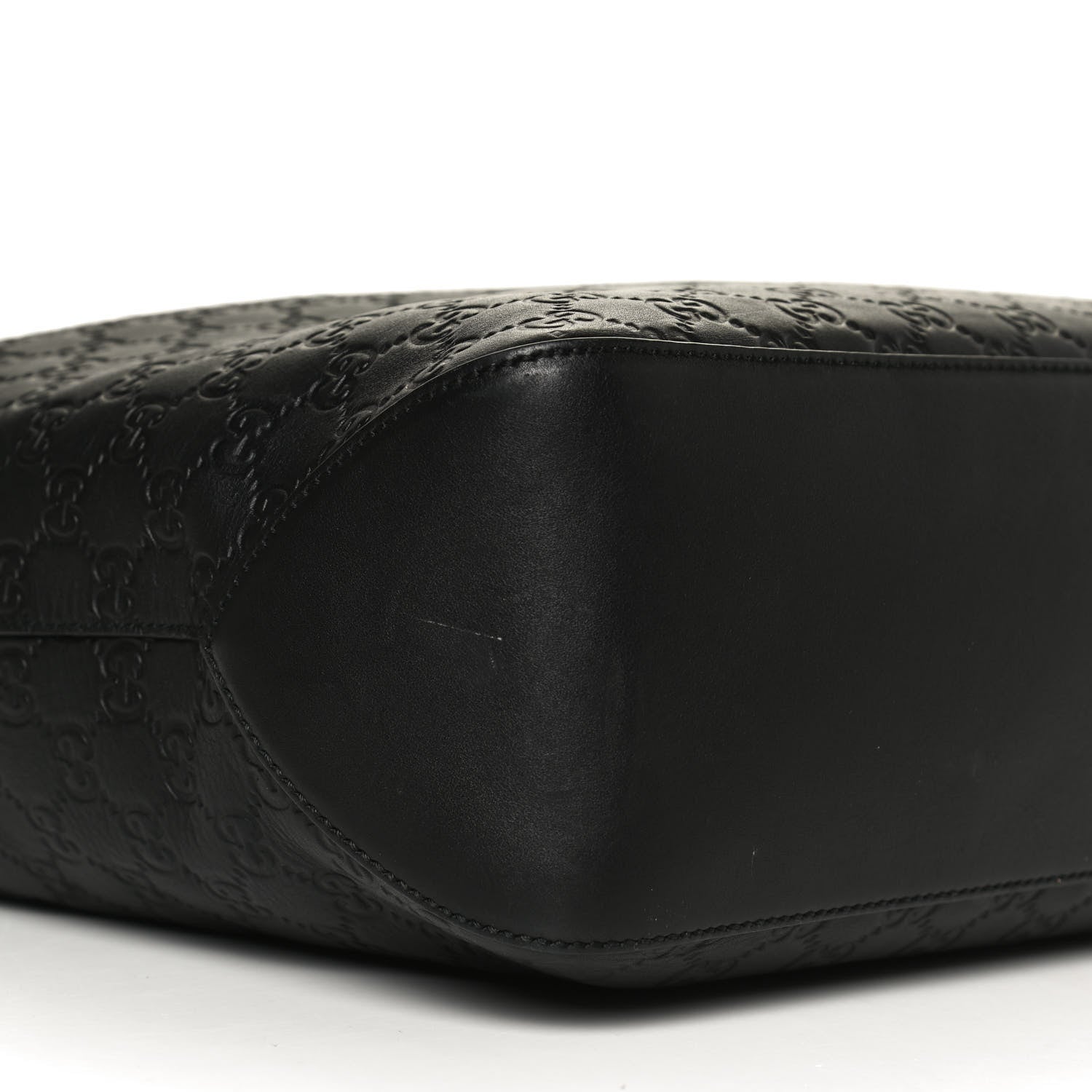 Gucci Guccissima Signature Large Linea A Hobo Black 10 of 14