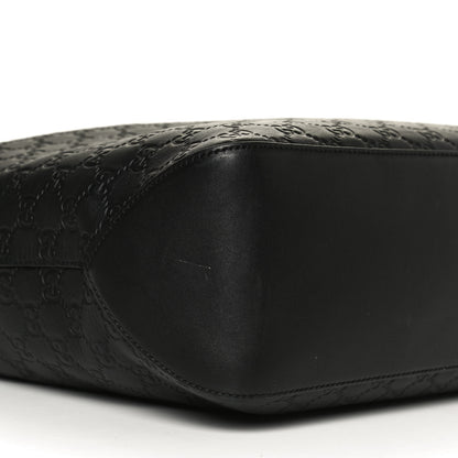 Gucci Guccissima Signature Large Linea A Hobo Black 10 of 14
