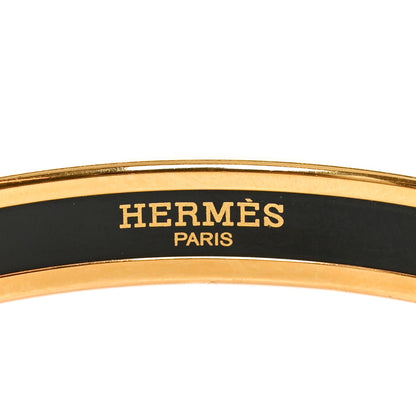 Hermes Enamel Printed Narrow Rubans de Cheval Bracelet 70 4 of 5