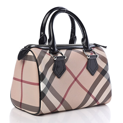 Burberry Nova Check Bowling Bag Black 3 of 11