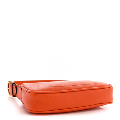 Gucci Goatskin Mini Aphrodite Shoulder Bag Orange 4 of 11