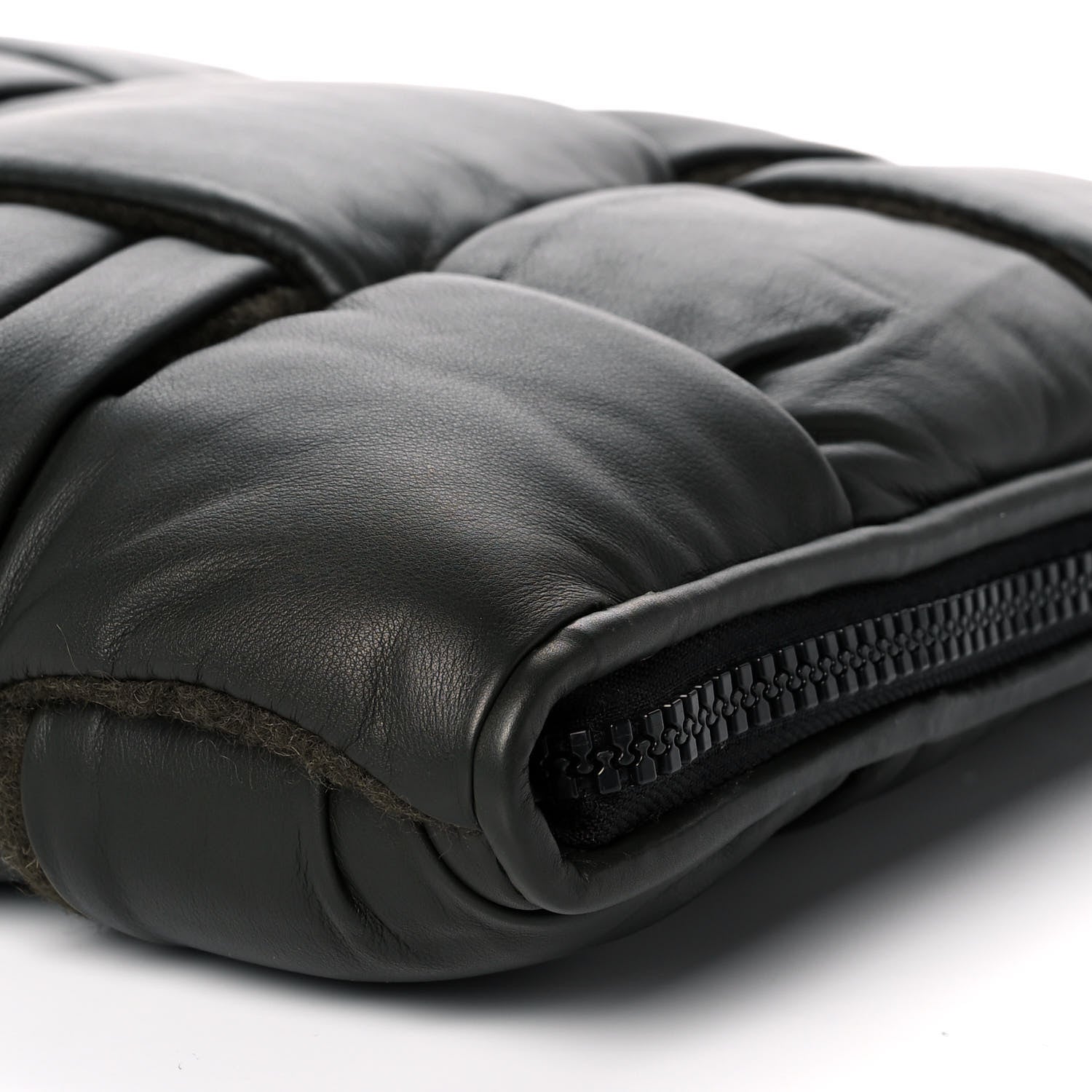 Bottega Veneta Calfskin Maxi Intrecciato Puffy Laptop Pouch Camping 10 of 10