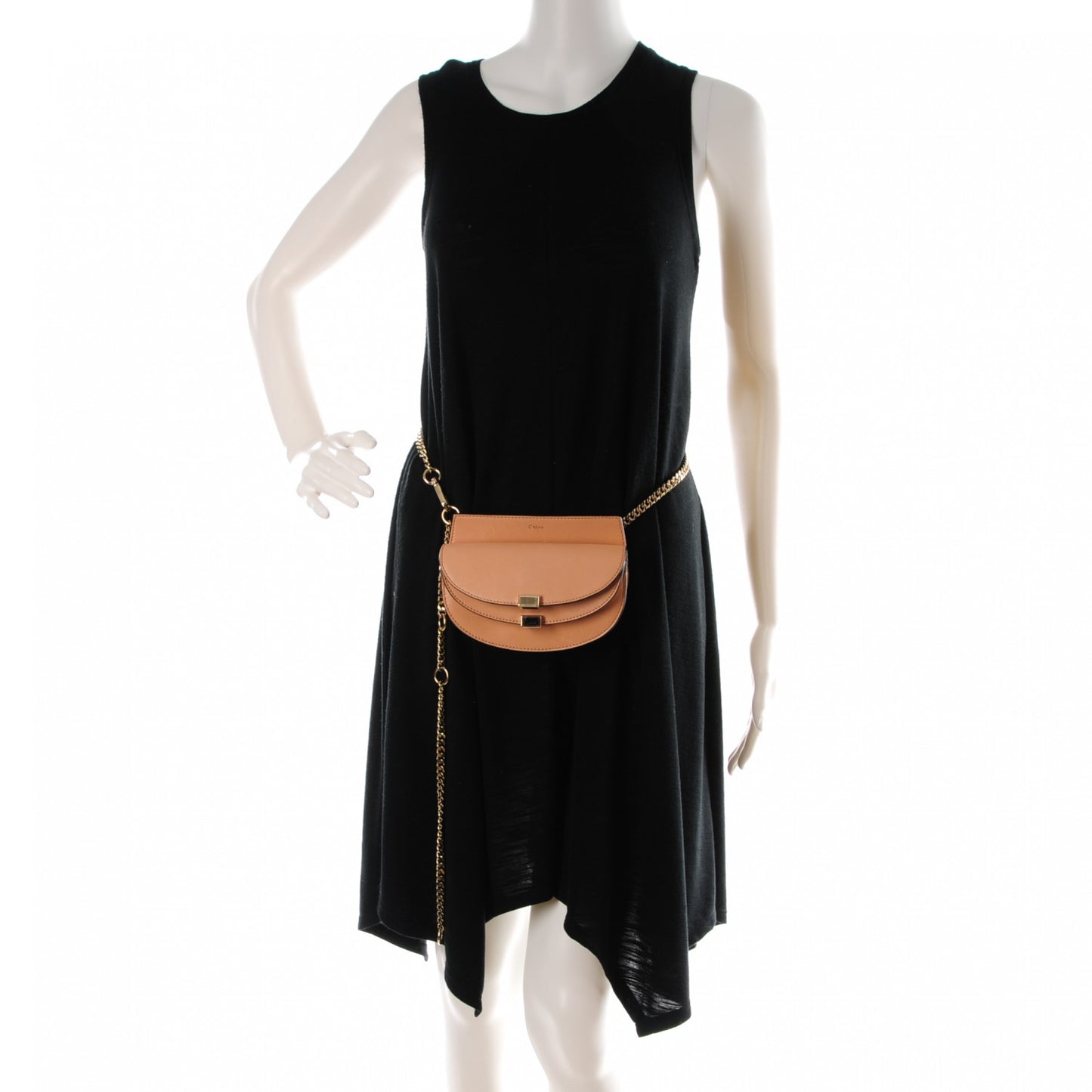 Lambskin Nano Georgia Crossbody Bag Misty Beige