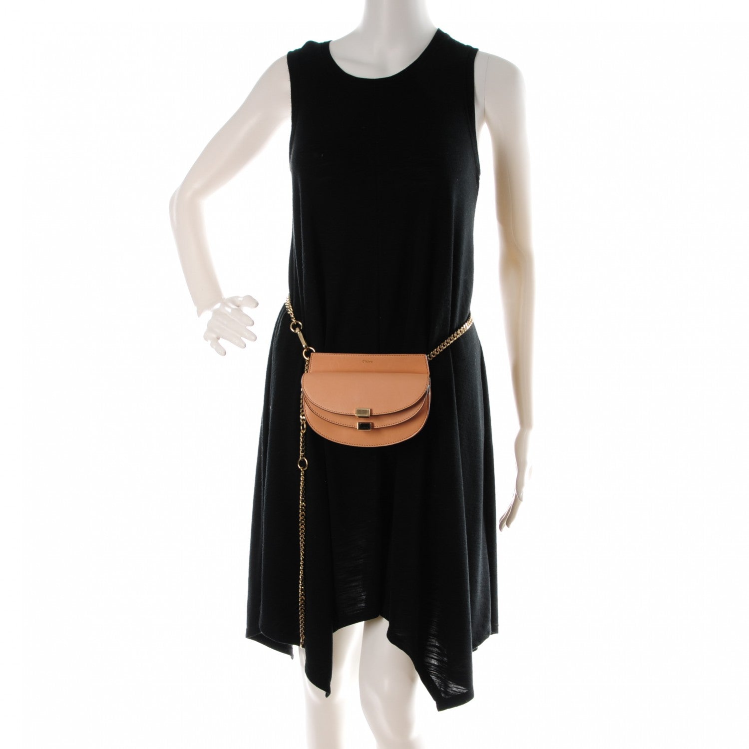Chloe Lambskin Nano Georgia Crossbody Bag Misty Beige 2 of 8