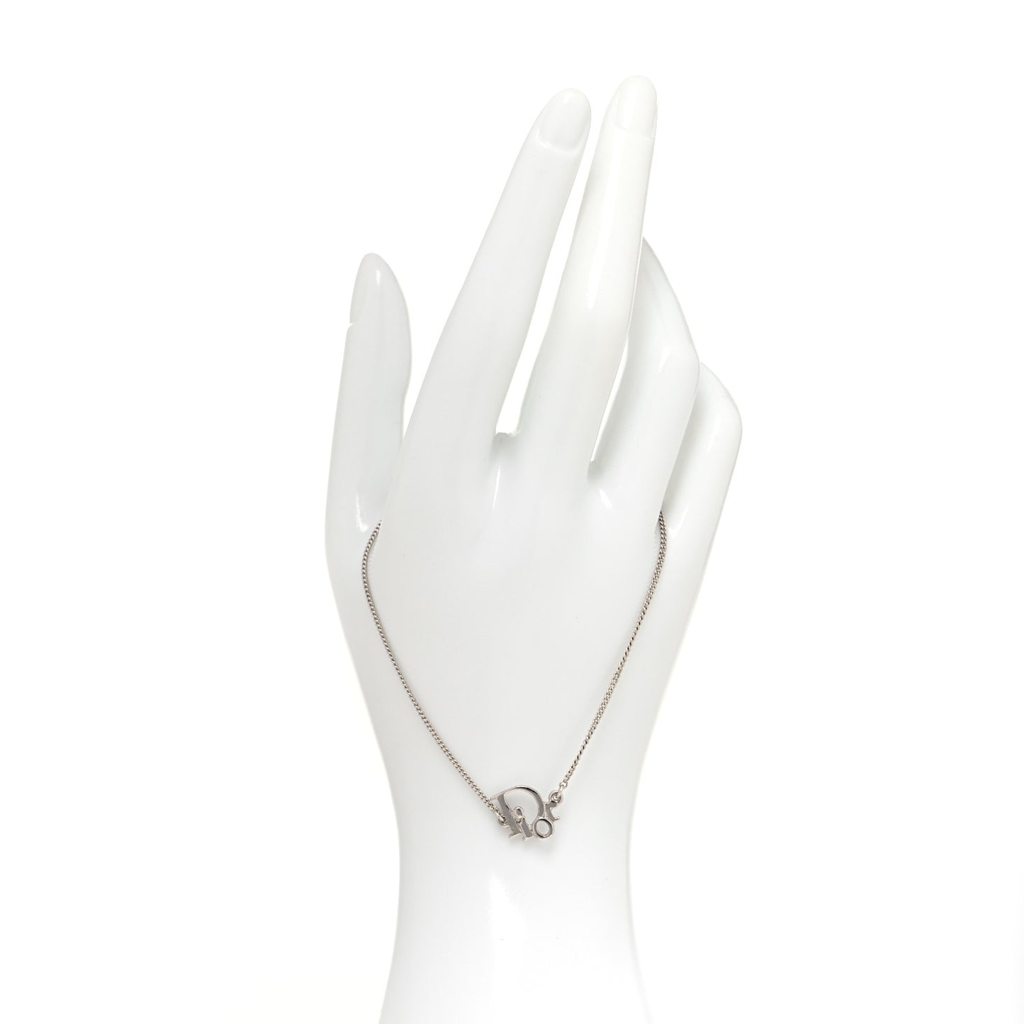 Metal Logo Bracelet Silver