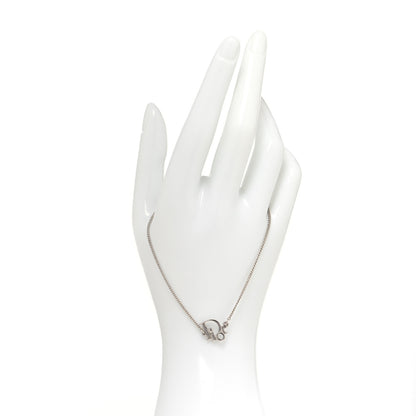 Christian Dior Metal Logo Bracelet Silver 2 of 4