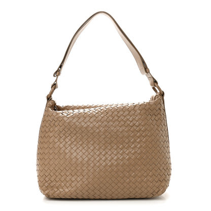 Bottega Veneta Nappa Intrecciato Sloane Hobo Walnut 1 of 8