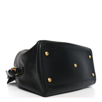 Saint Laurent Calfskin Classic Duffle 6 Black 4 of 10