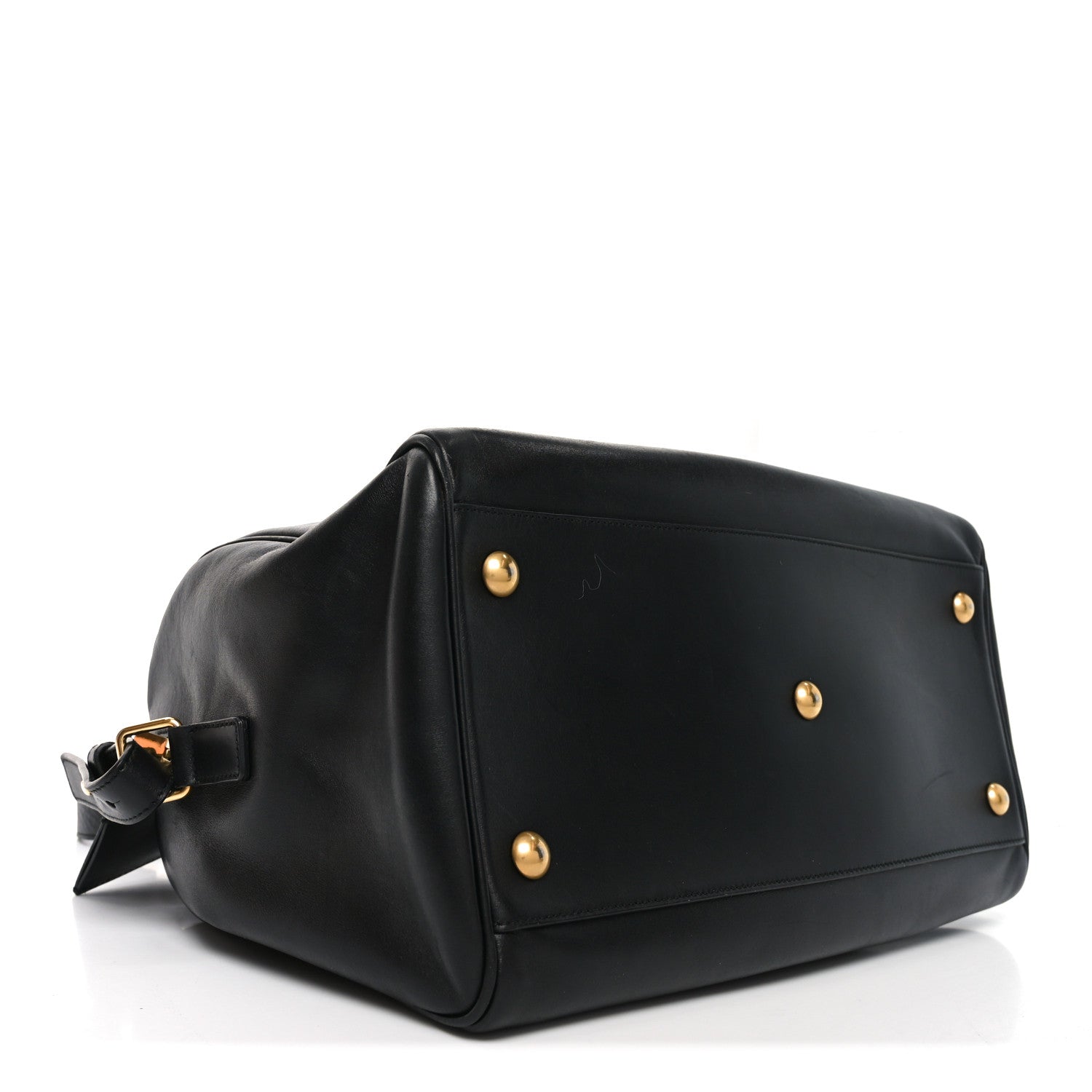 Saint Laurent Calfskin Classic Duffle 6 Black 4 of 10