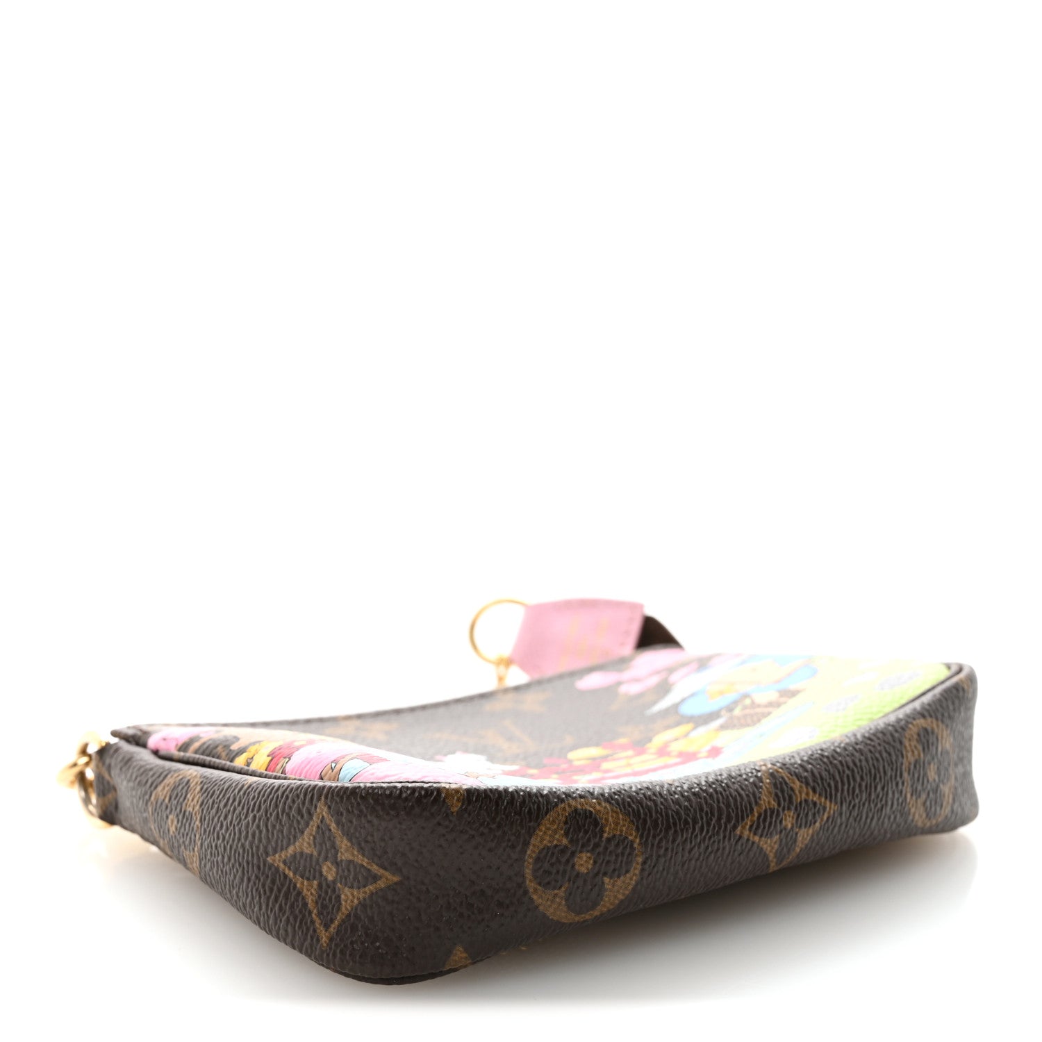 Louis Vuitton Monogram 2021 Christmas Animation Japanese Garden Mini Pochette Accessories Wisteria Pink 4 of 10