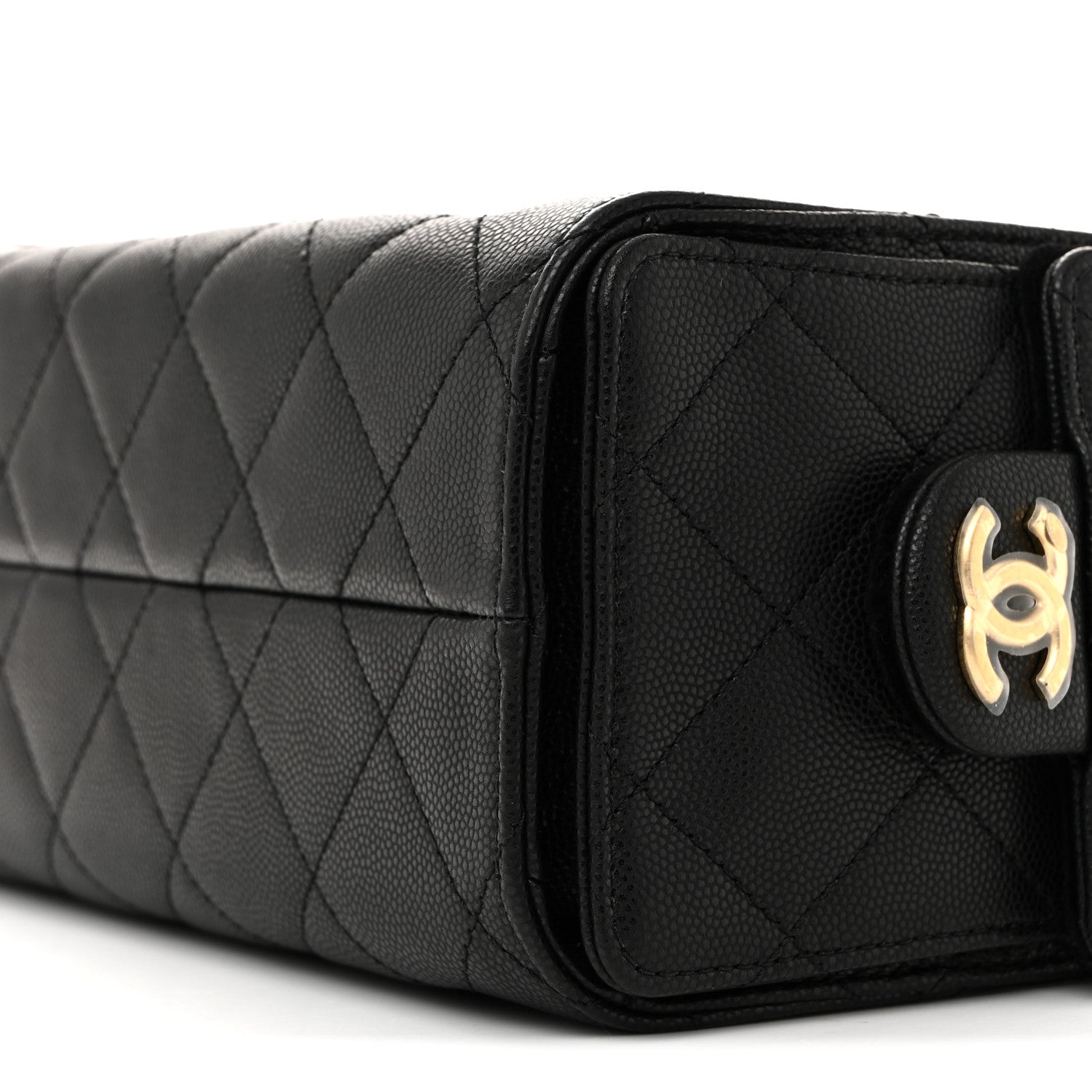 Chanel Caviar Quilted Mini Chanel 25 Handbag Black 10 of 11