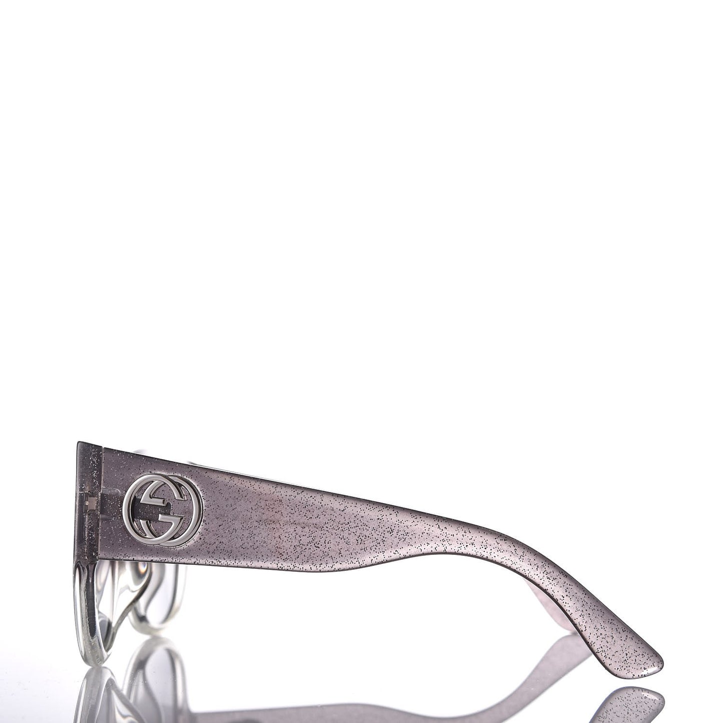 Glitter Square Optyl Sunglasses 3814/S Gray Silver