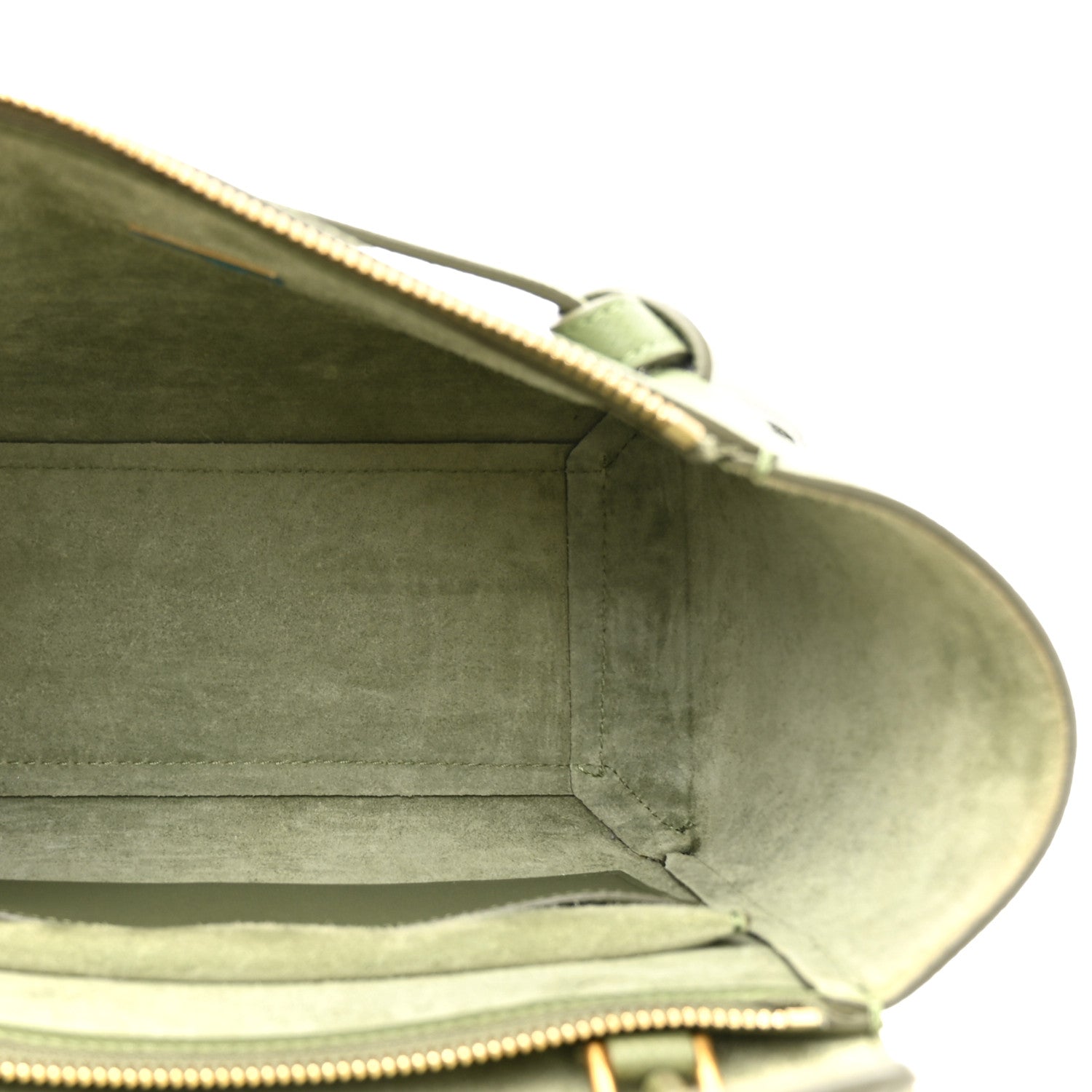 Celine Grained Calfskin Micro Belt Bag Army Green 5 of 10