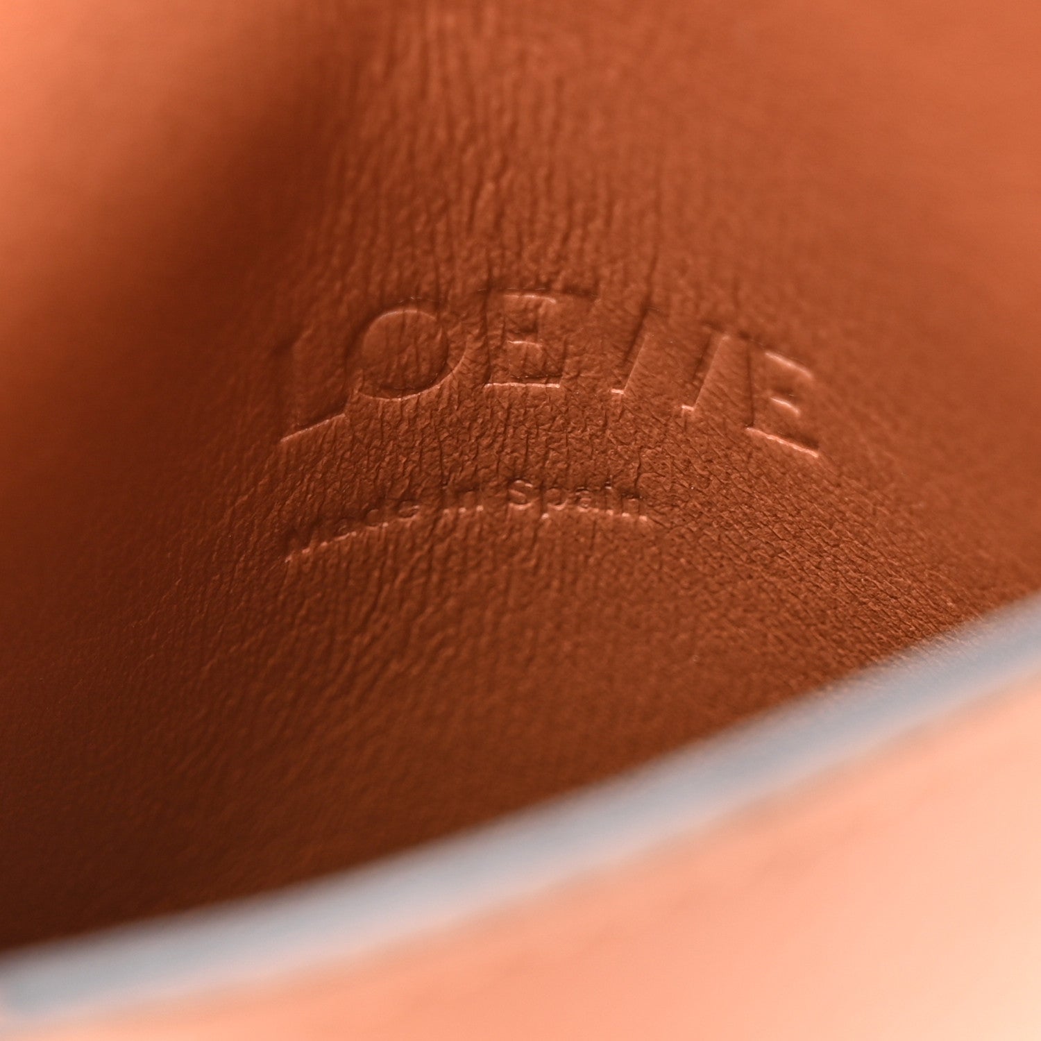 Loewe Classic Calfskin Dice Pocket Tan 6 of 9