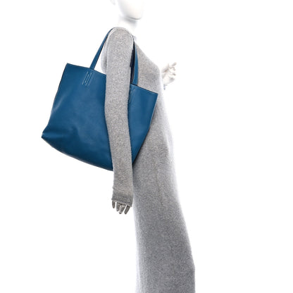 Hermes Taurillon Clemence Double Sens 36 Reversible Tote Bleu Sapphire Izmir 3 of 20