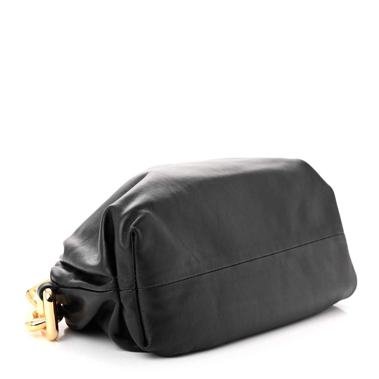 Bottega Veneta Calfskin The Pouch Chain Black 4 of 10