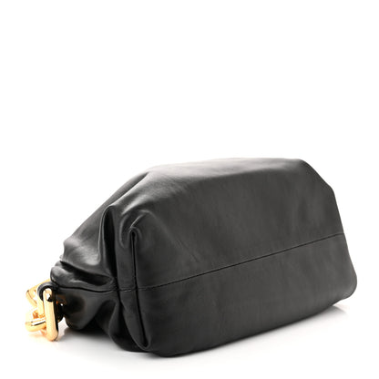 Bottega Veneta Calfskin The Pouch Chain Black 4 of 10