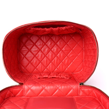 Chanel Caviar Quilted Large Vanity Pouch Red 6 of 12