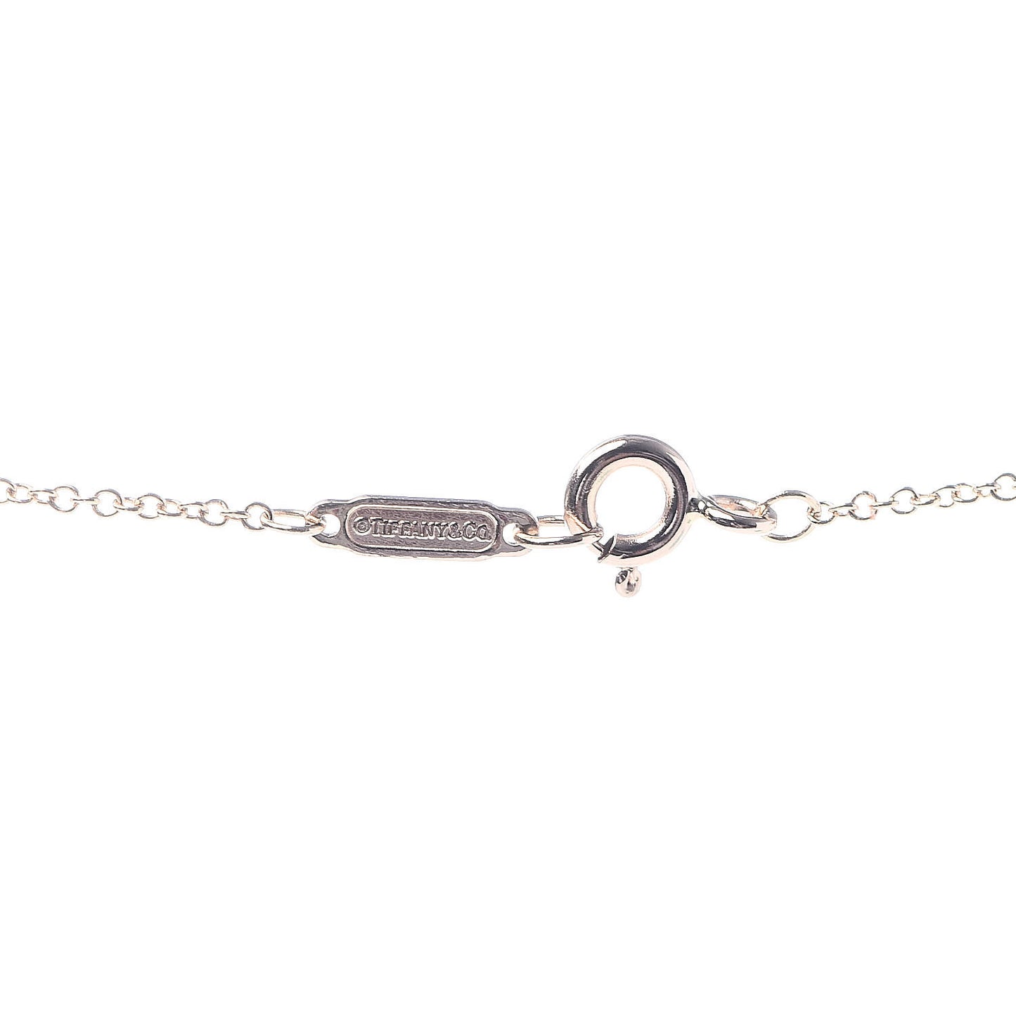 18K Rose Gold Diamond Lock Pendant Necklace