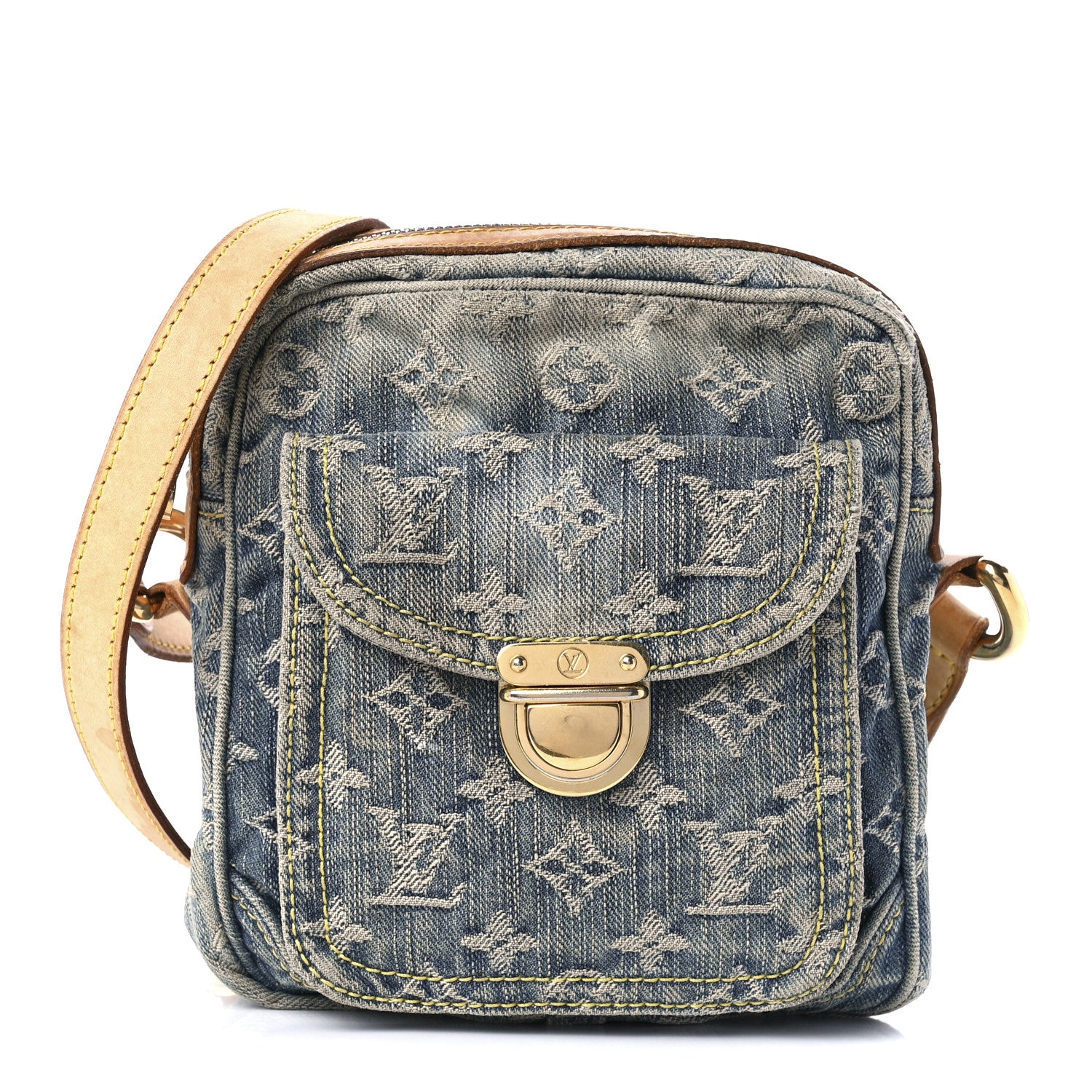Louis Vuitton Monogram Denim Danube Blue 1 of 9