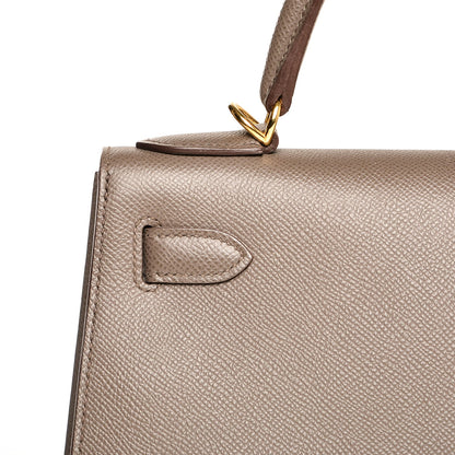 Hermes Epsom Kelly Sellier 28 Etain 22 of 27
