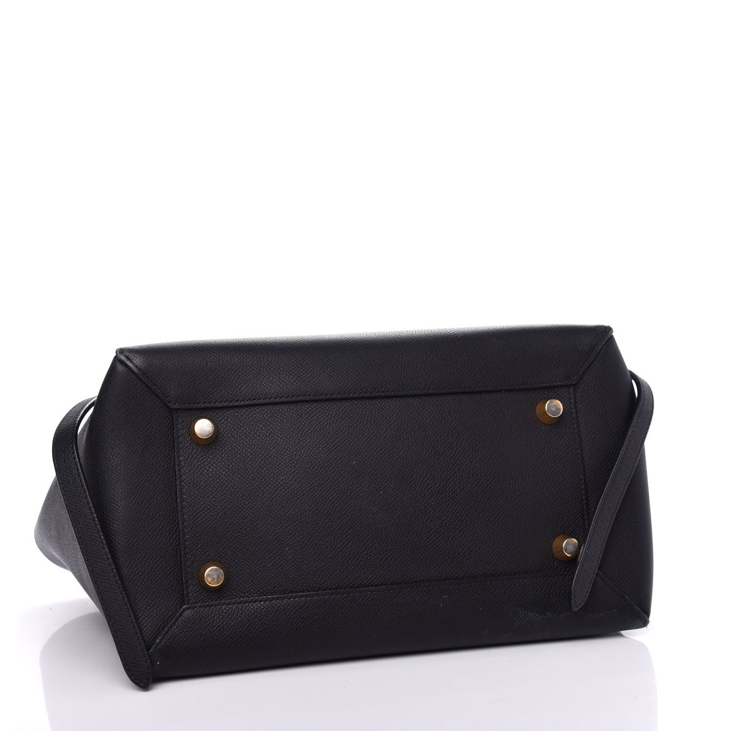 Grained Calfskin Mini Belt Bag Black