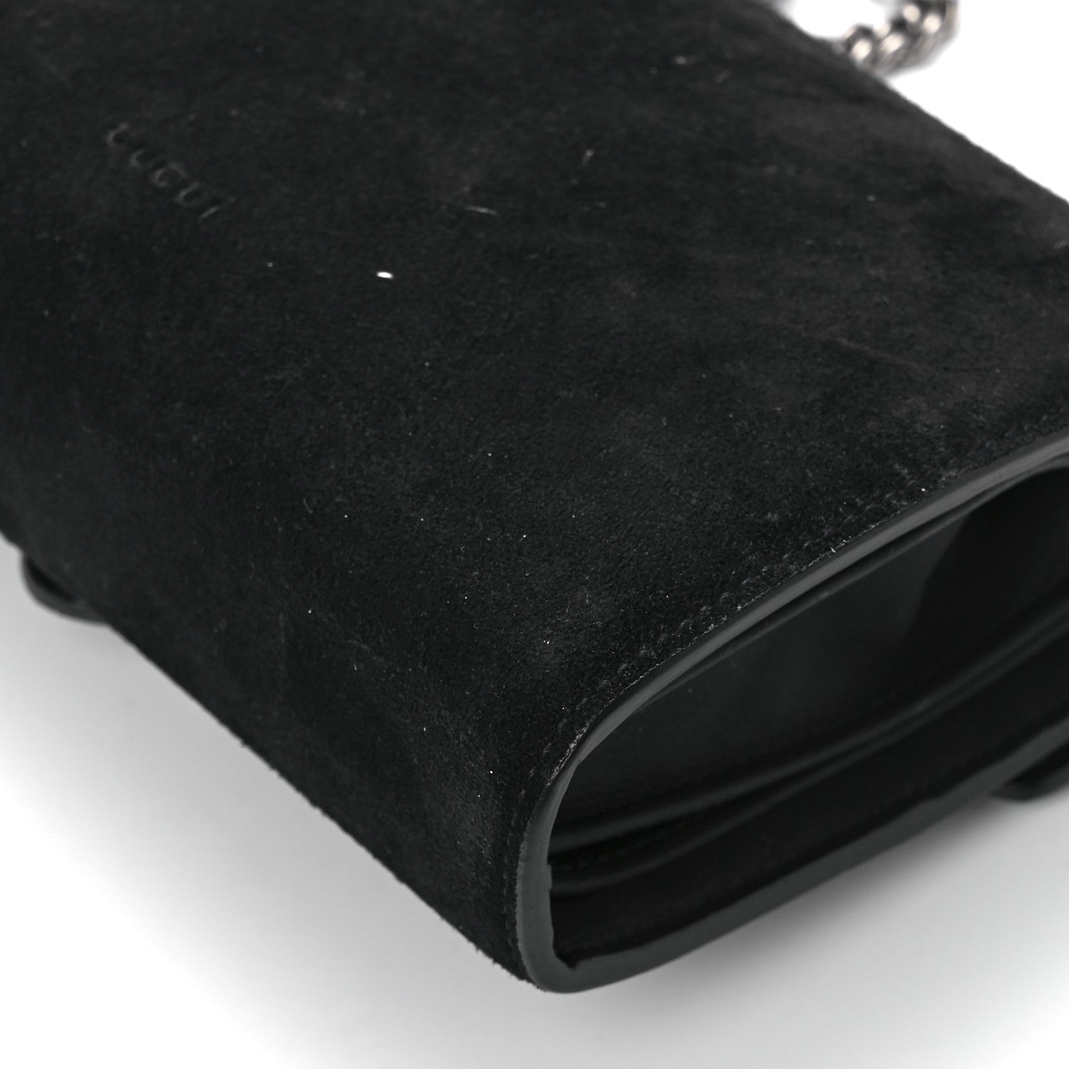 Gucci Suede Mini Dionysus Chain Wallet Black 12 of 12