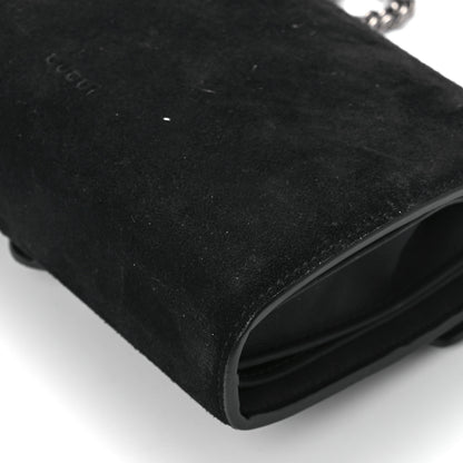 Gucci Suede Mini Dionysus Chain Wallet Black 12 of 12