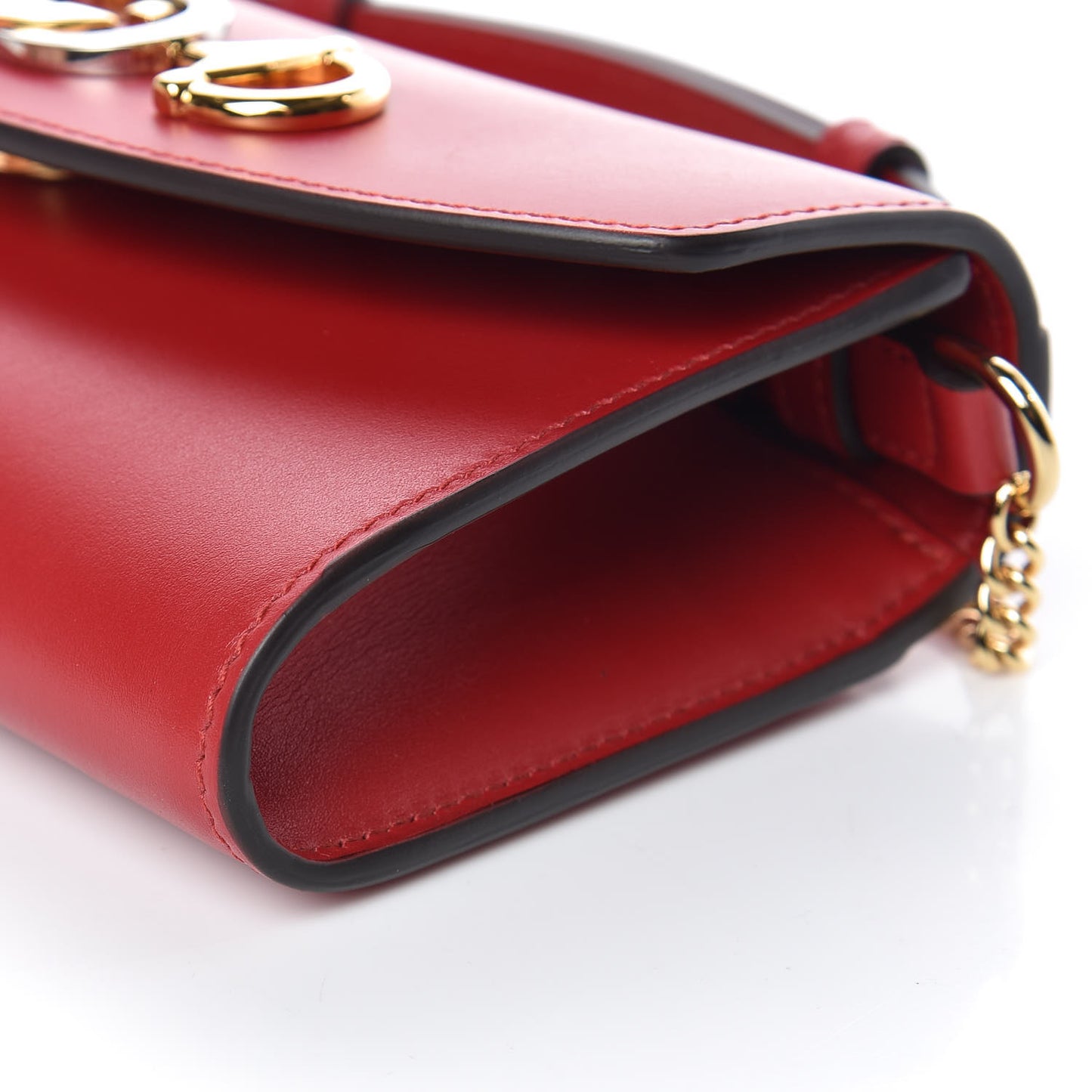Smooth Calfskin Mini Zumi Shoulder Bag Hibiscus Red