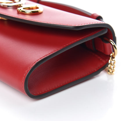 Gucci Smooth Calfskin Mini Zumi Shoulder Bag Hibiscus Red 9 of 9