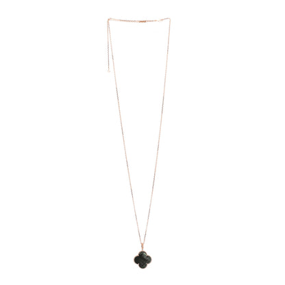 Van Cleef & Arpels 18K Rose Gold Gray Mother of Pearl Magic Alhambra Long Necklace 3 of 5