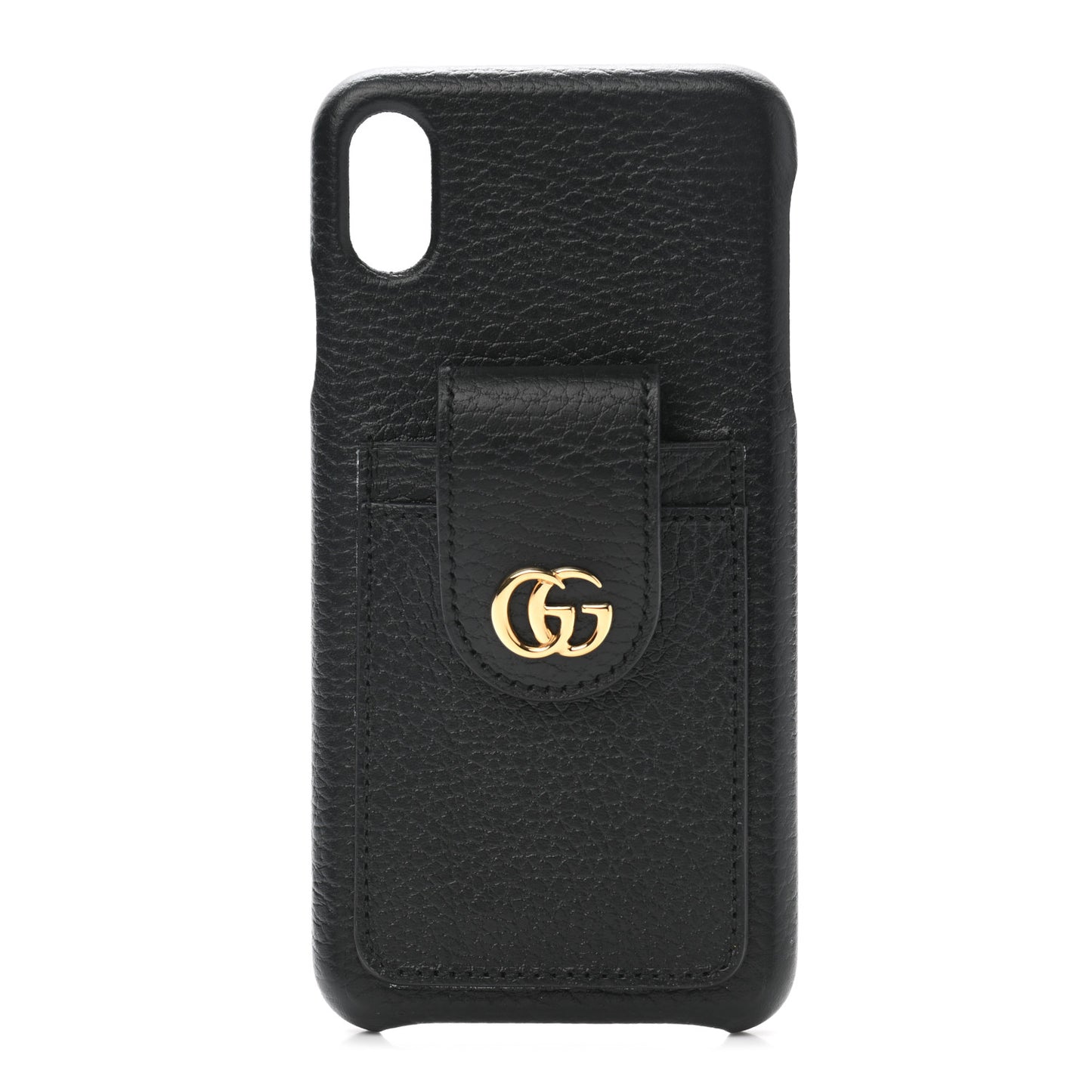 Calfskin Marmont iPhone XS Max Case Black