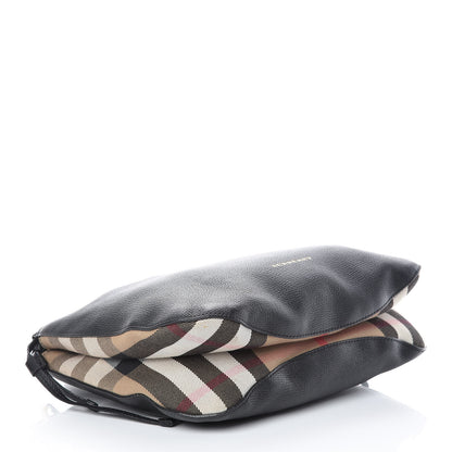Burberry Grainy Calfskin House Check Small Bingley Black 4 of 13