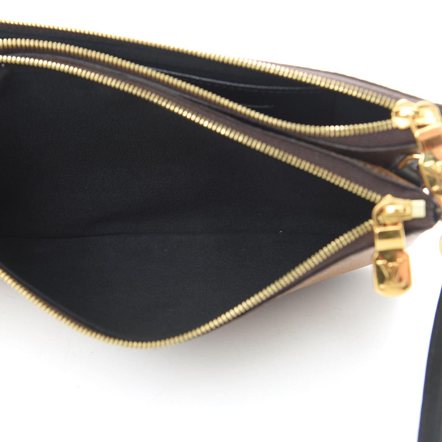 Reverse Monogram Giant Double Zip Pochette