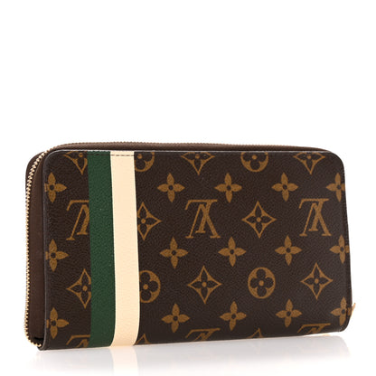 Louis Vuitton Monogram Groom Zippy Organizer Wallet Green 3 of 9