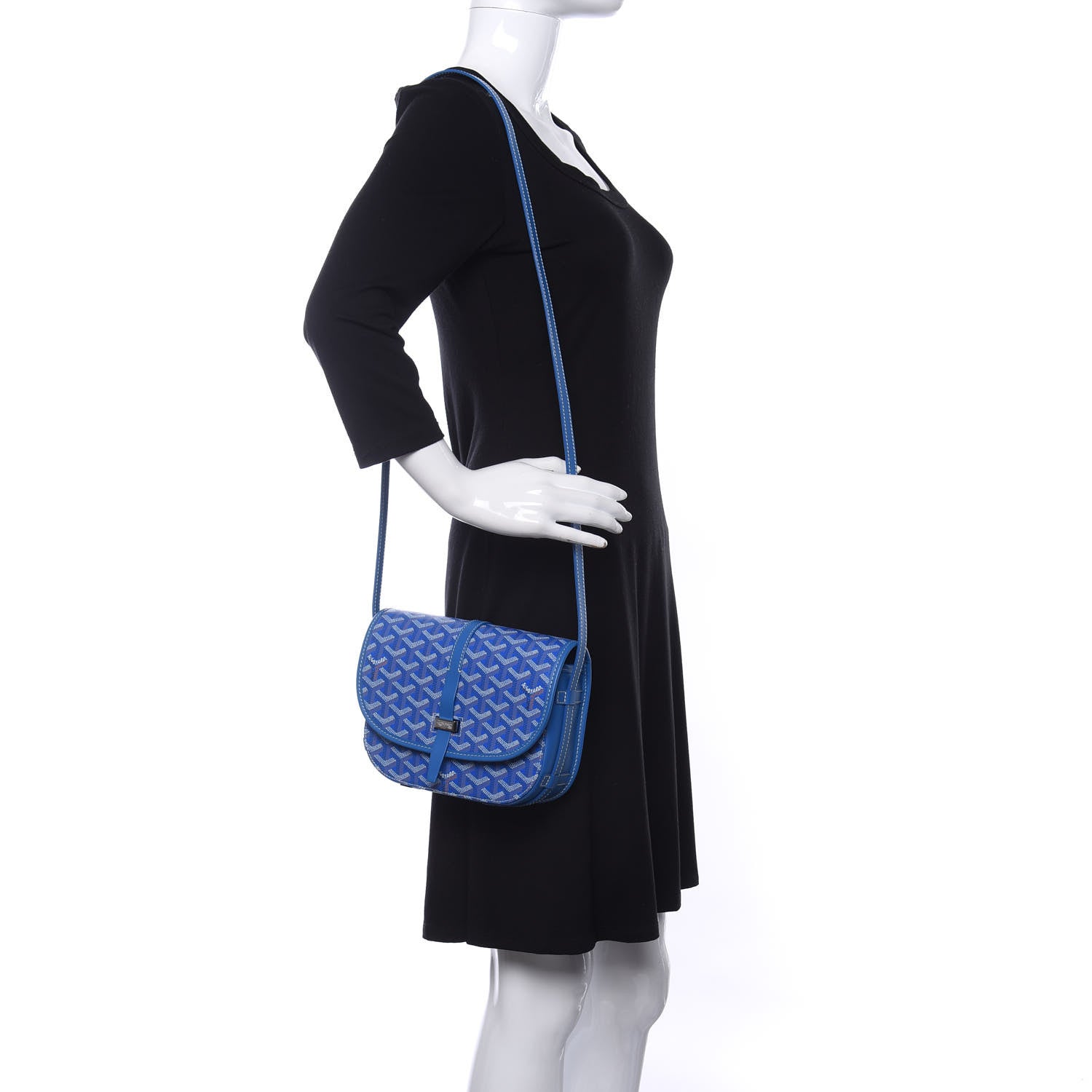 Goyard Goyardine Belvedere II PM Messenger Bag Sky Blue 2 of 9