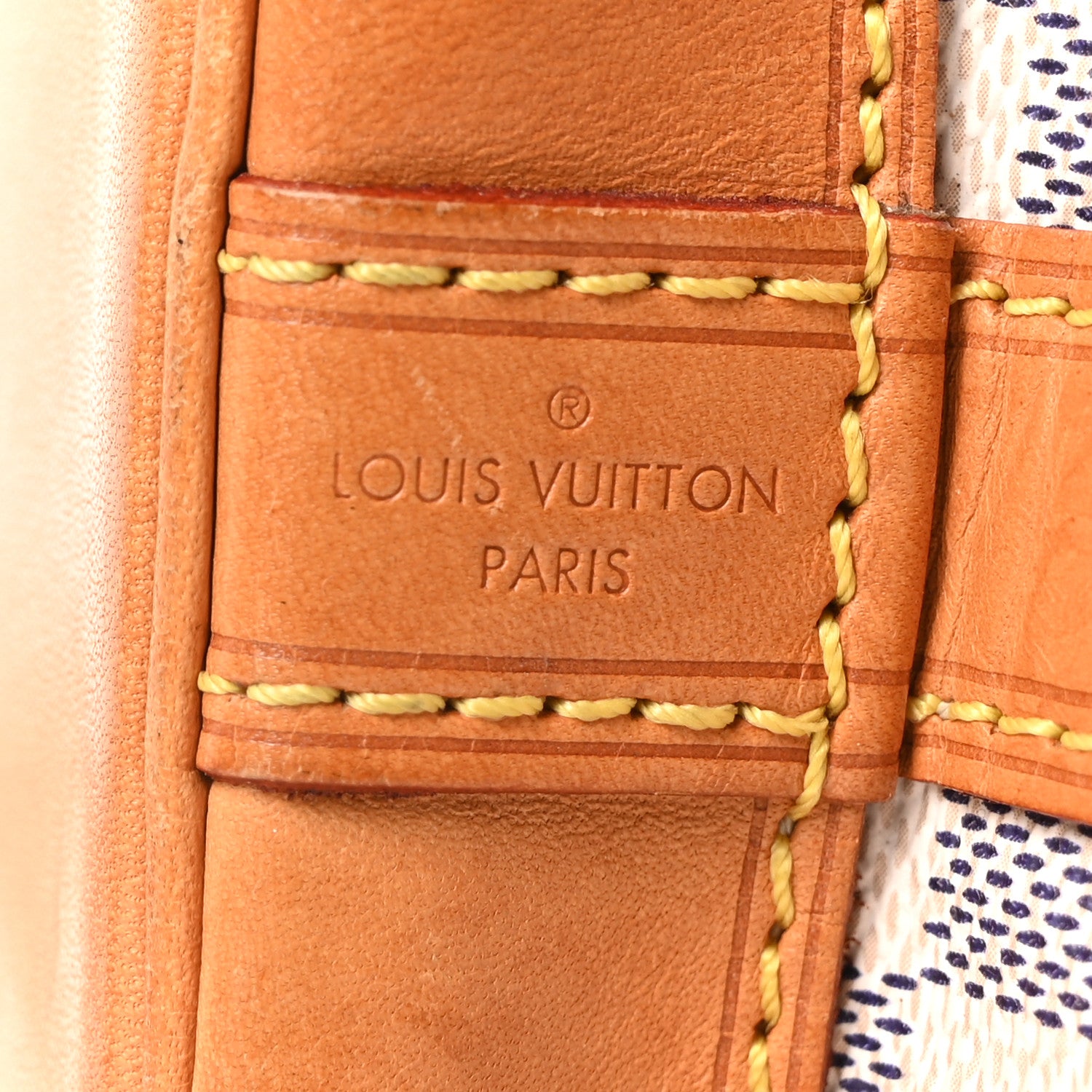 Louis Vuitton Damier Azur Noe BB 6 of 10