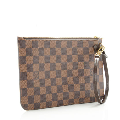 Louis Vuitton Damier Ebene Neverfull MM GM Pochette 3 of 7