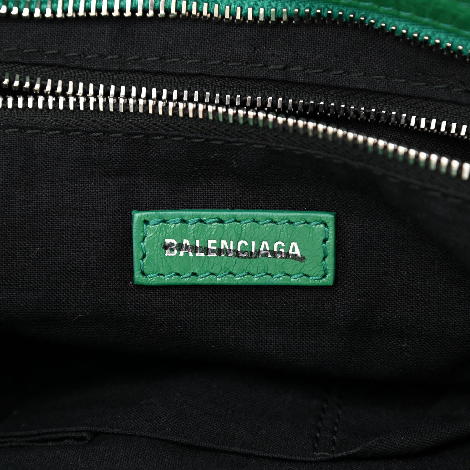Balenciaga Agneau Classic Silver Hardware S City Magic Green 6 of 13