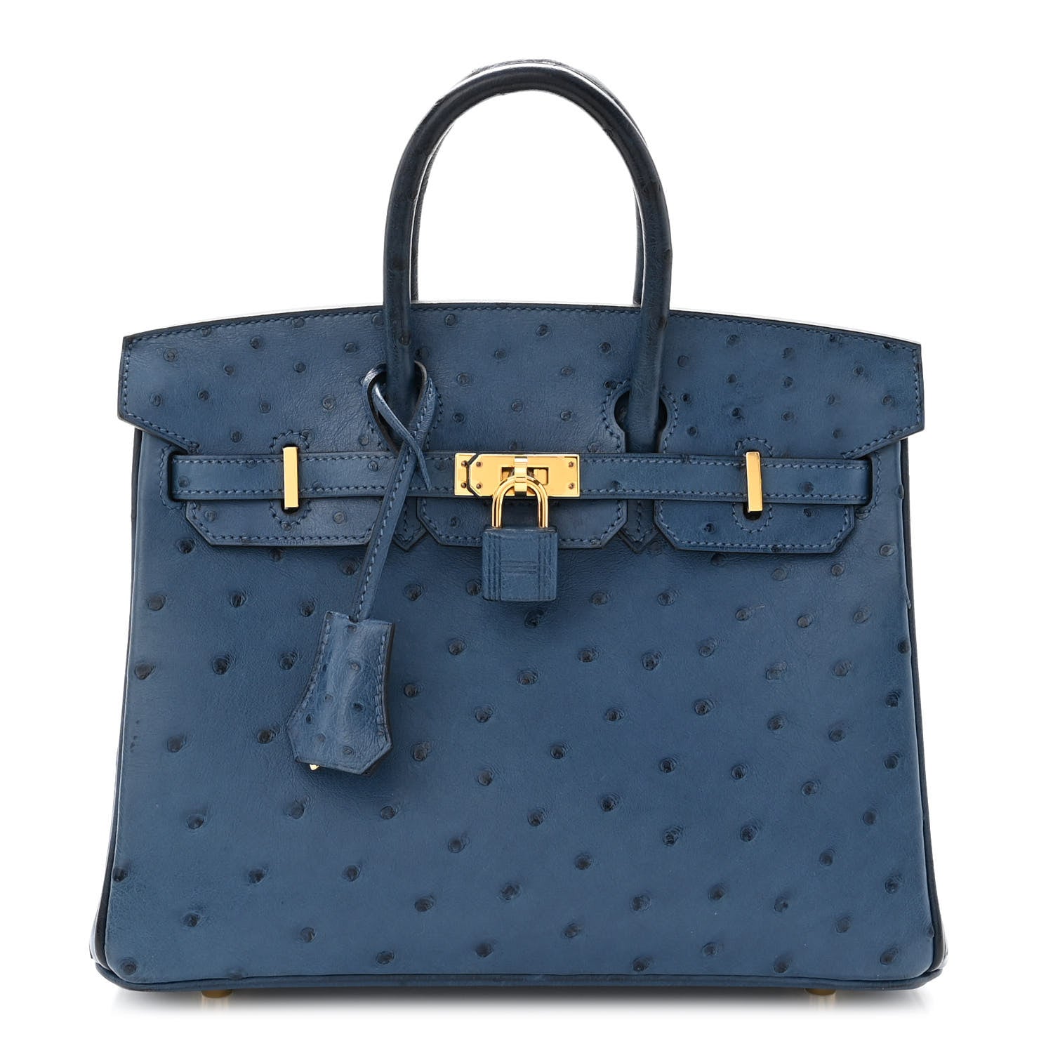Hermes Ostrich Birkin 25 Deep Blue 1 of 11