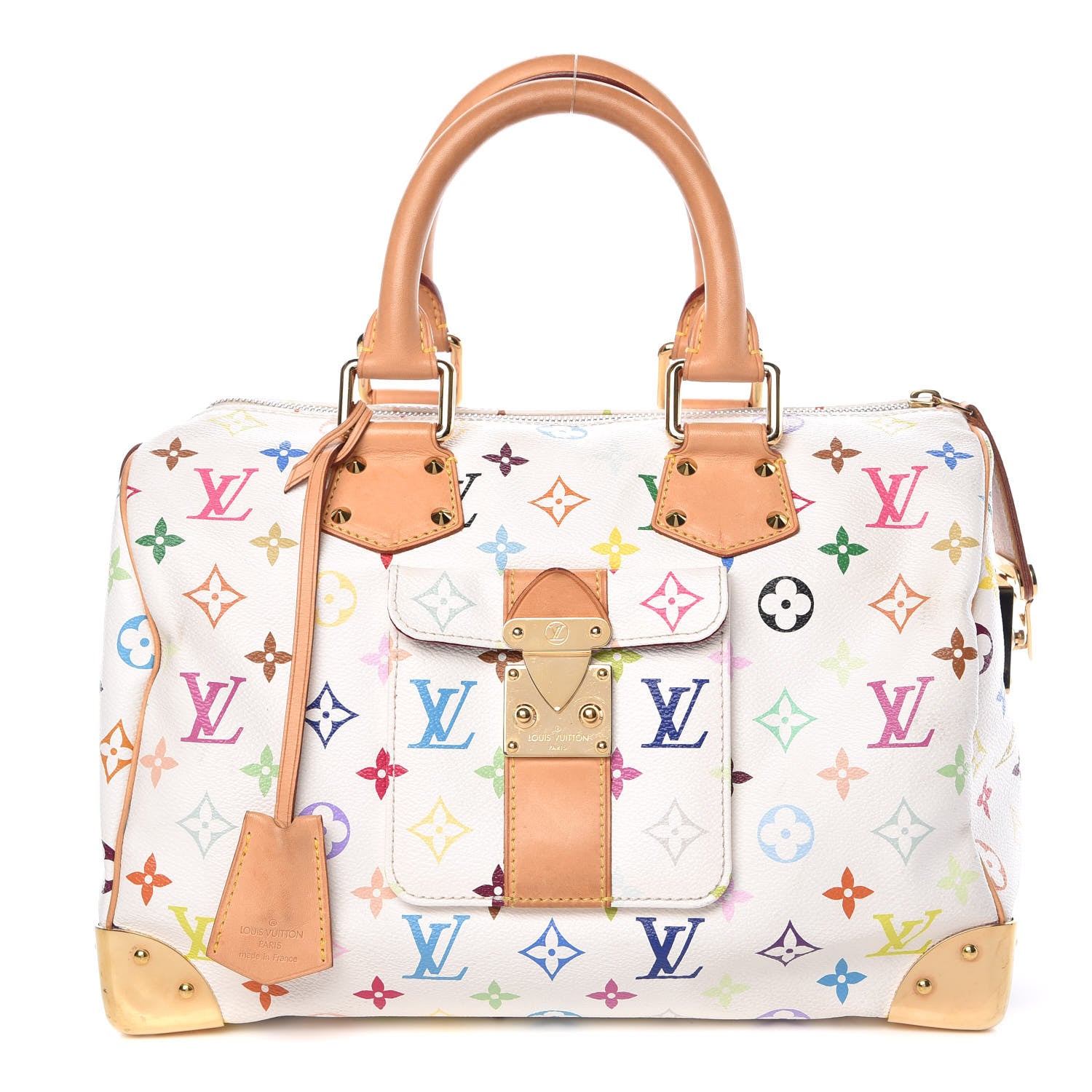 Louis Vuitton Monogram Multicolor Speedy 30 White 1 of 11
