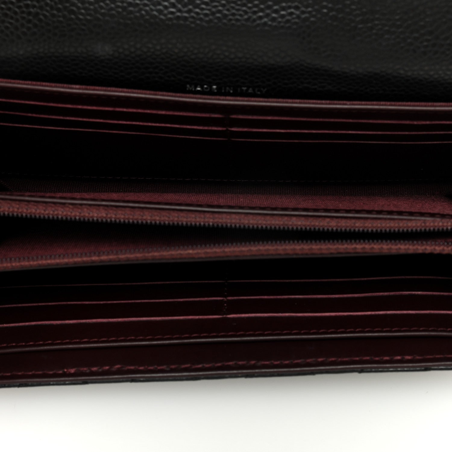 Chanel Caviar Quilted Large Gusset Flap Wallet Black 5 of 7