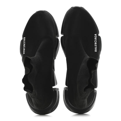 Balenciaga Technical 3D Recycled Knit Womens Speed 2.0 Sneakers 41 Monocolor Black 2 of 10