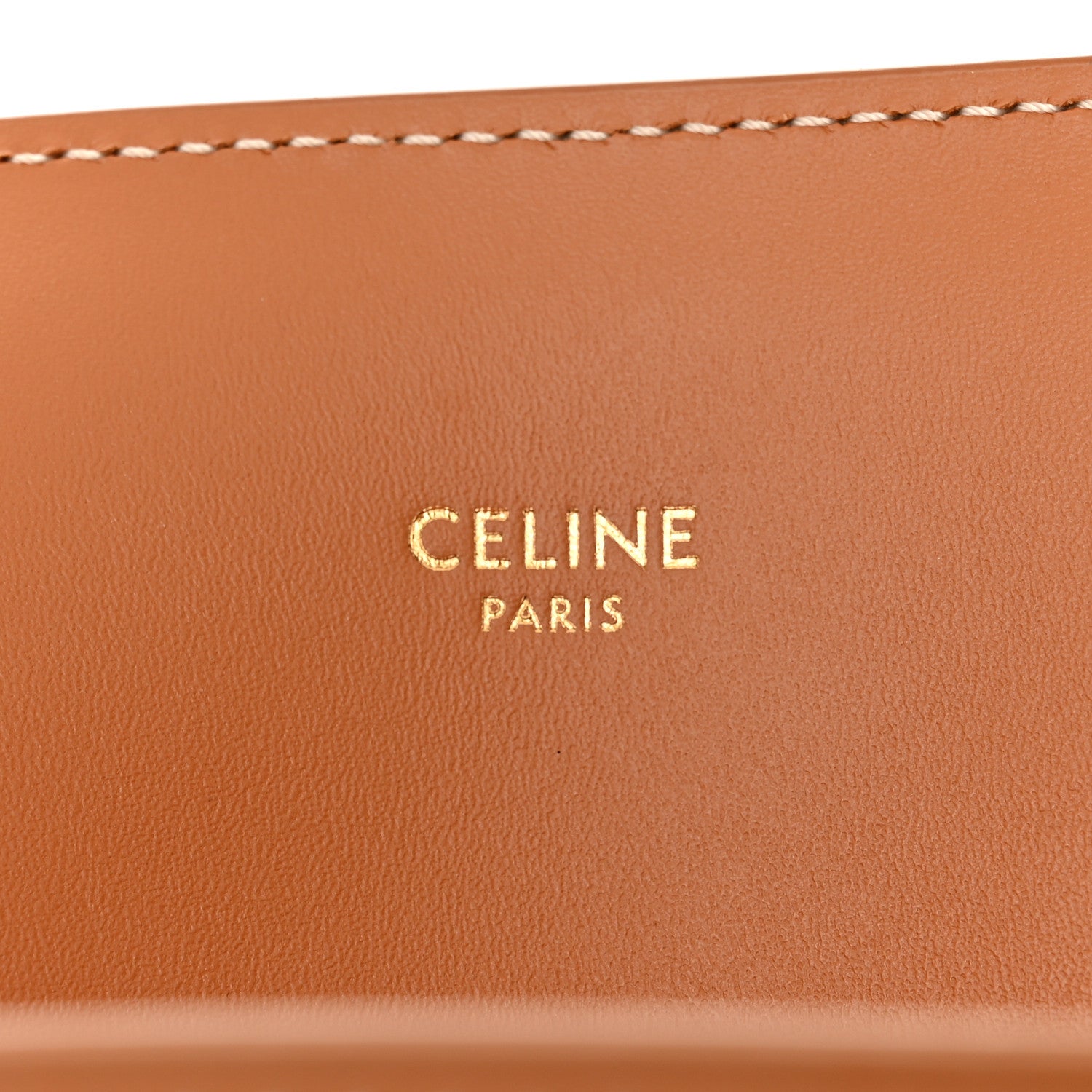 Celine Canvas Calfskin Logo Print Small Vertical Cabas Natural Tan 6 of 11