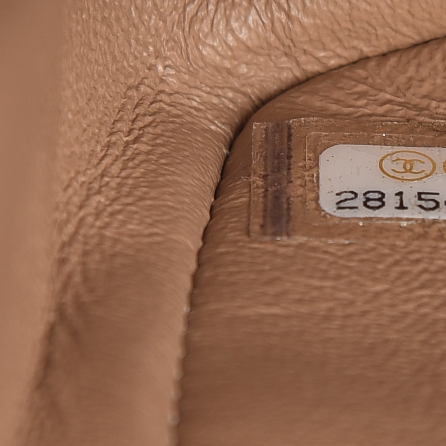Aged Calfskin Quilted 2.55 Reissue Mini Flap Beige
