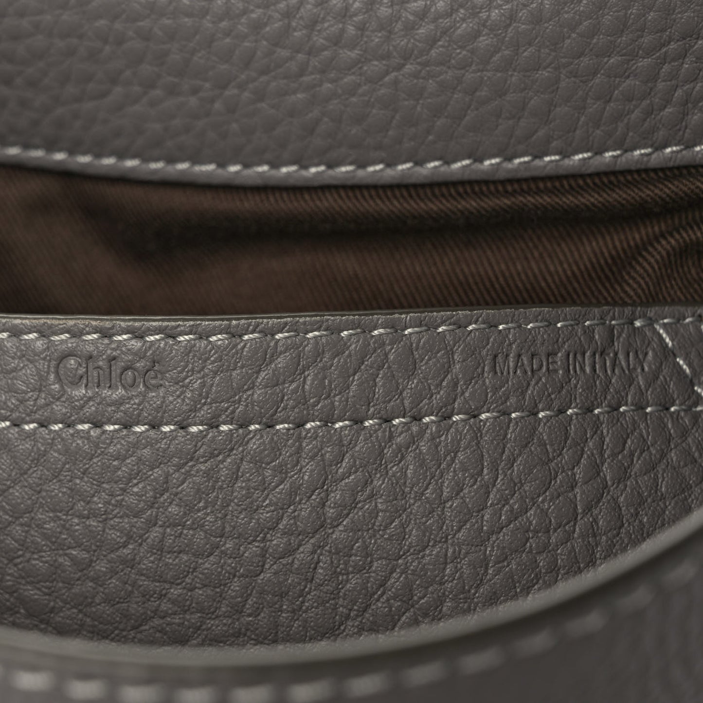Calfskin Medium Marcie Round Crossbody Bag Cashmere Grey