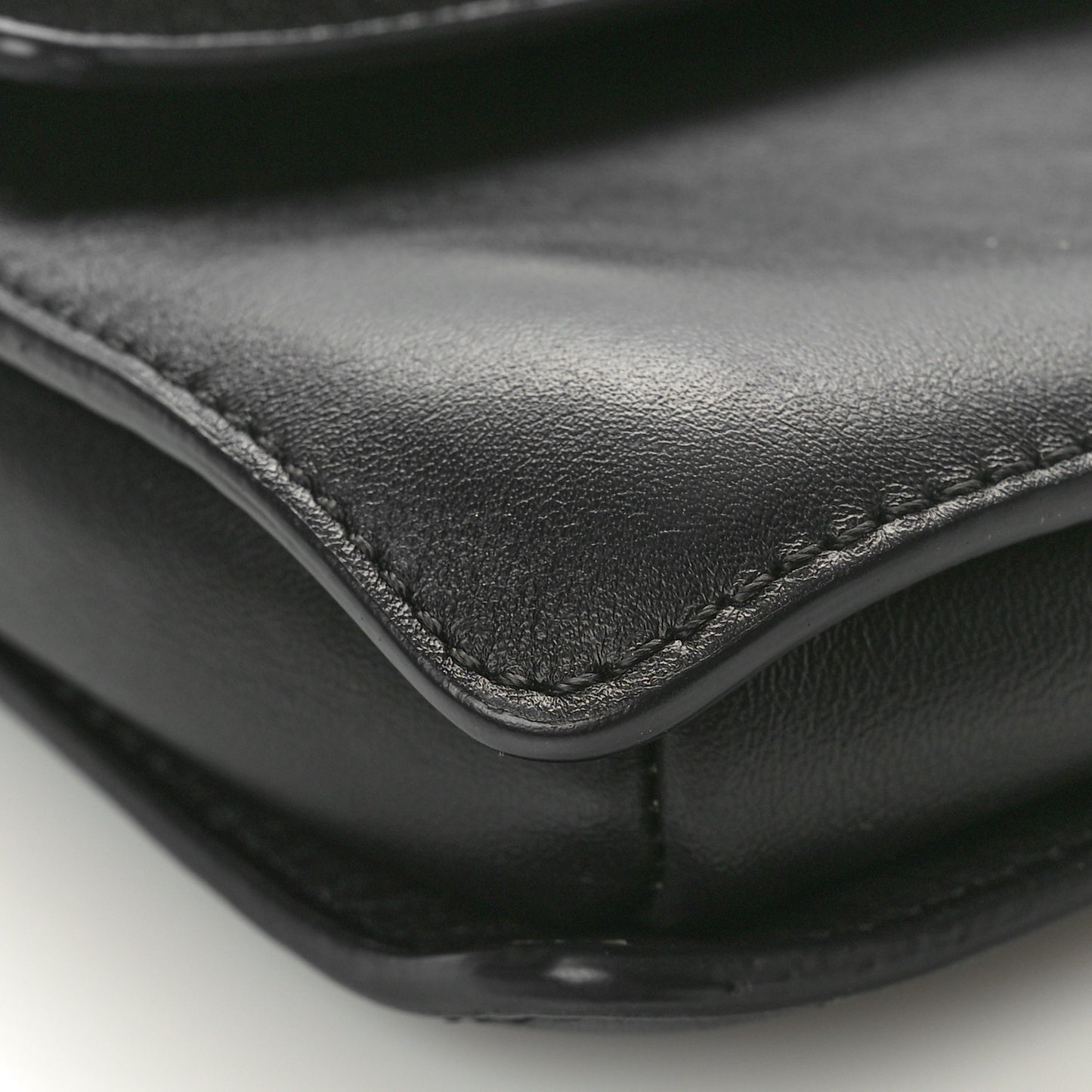 Suede Calfskin Small Faye Shoulder Bag Black