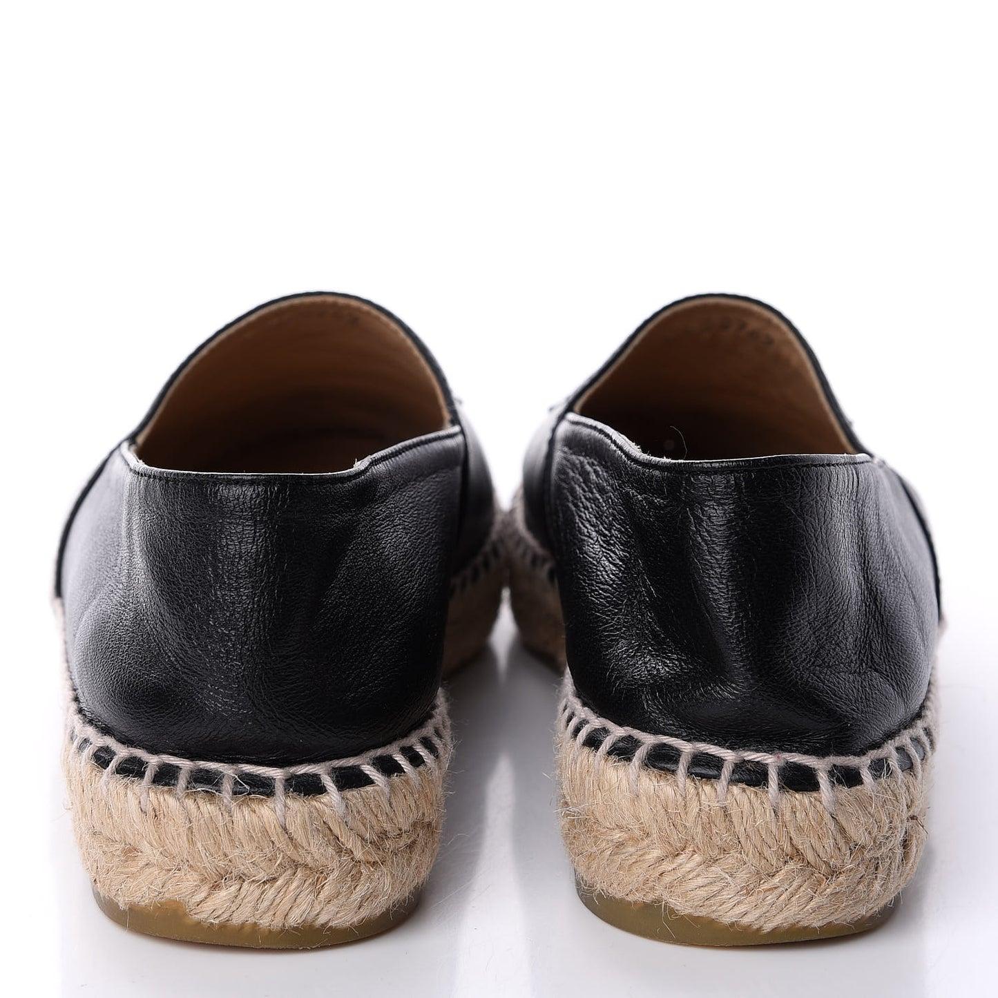 Lambskin CC Espadrilles 38 Black