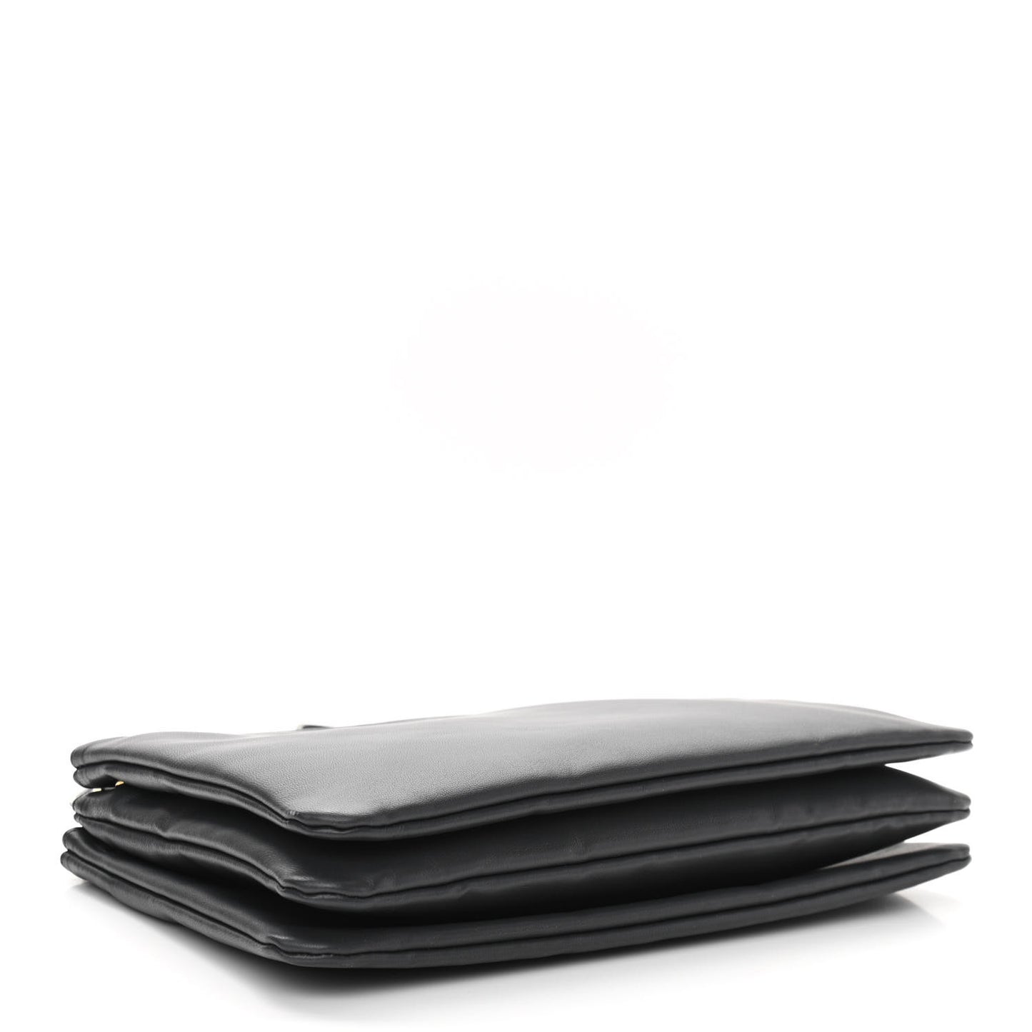 Lambskin Small Trio Crossbody Bag Medium Grey