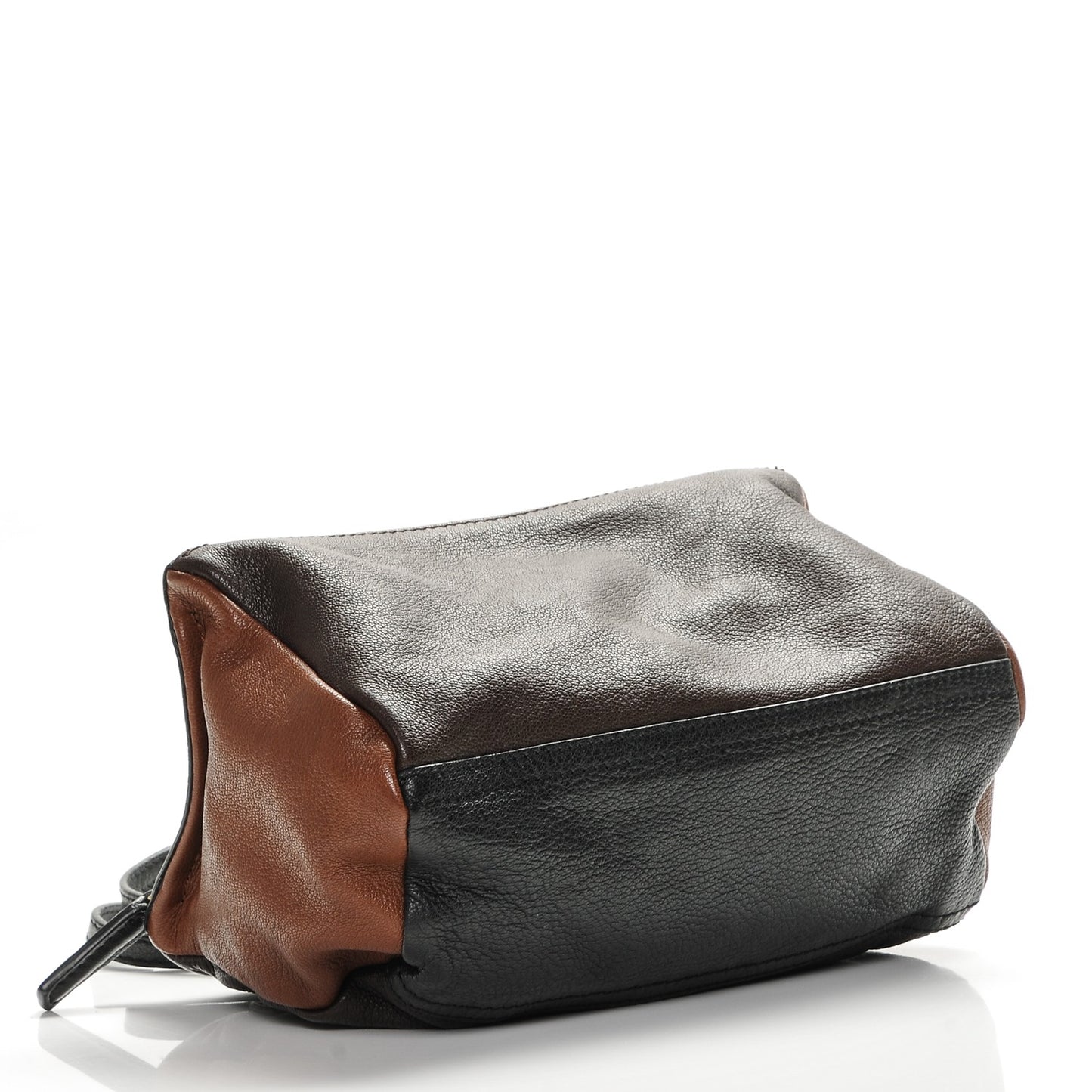 Sugar Goatskin Colorblock Mini Pandora Black Brown